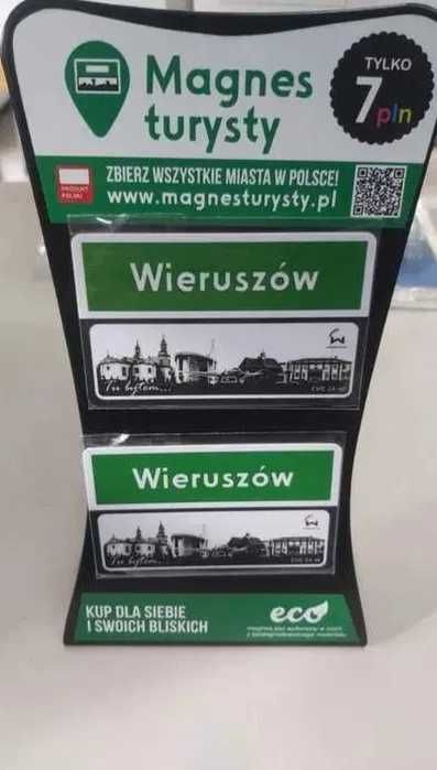 Magnes turysty wieruszów 1szt