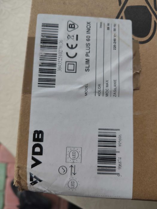 Okap INOX VDB 60 Slim