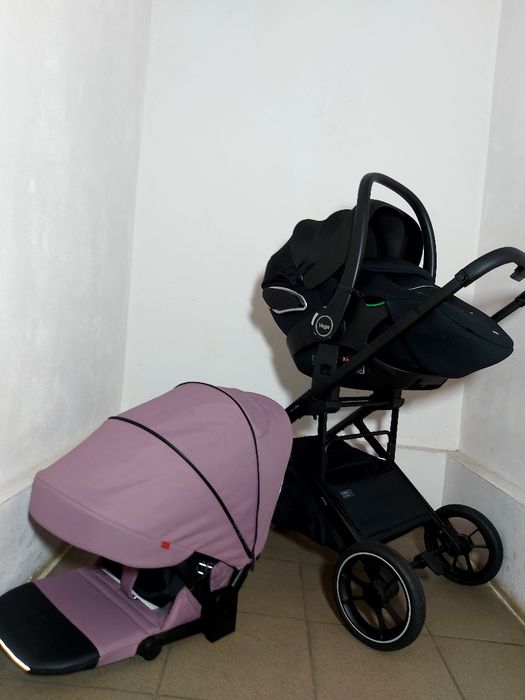 Коляска реверсна CARRELLO ALFA +автокрісло автолюлька Carrello Vega
