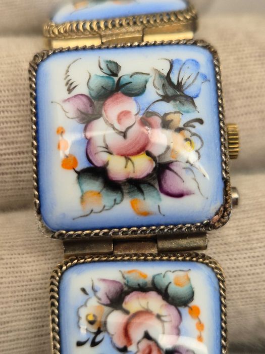 Zegarek-bransoletka * Czajka / Chaika * porcelanka
