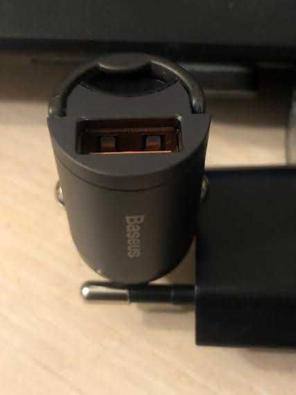 зарядка для телефона от прикуривателя Baseus на 30W разъем USB Type-A