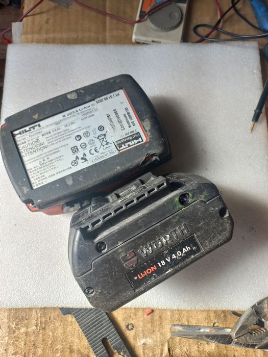Baterias Wurth &Hilti