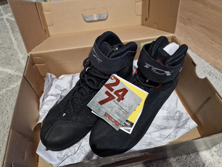 Botas mota novas - TCX Pulse Black tm 41