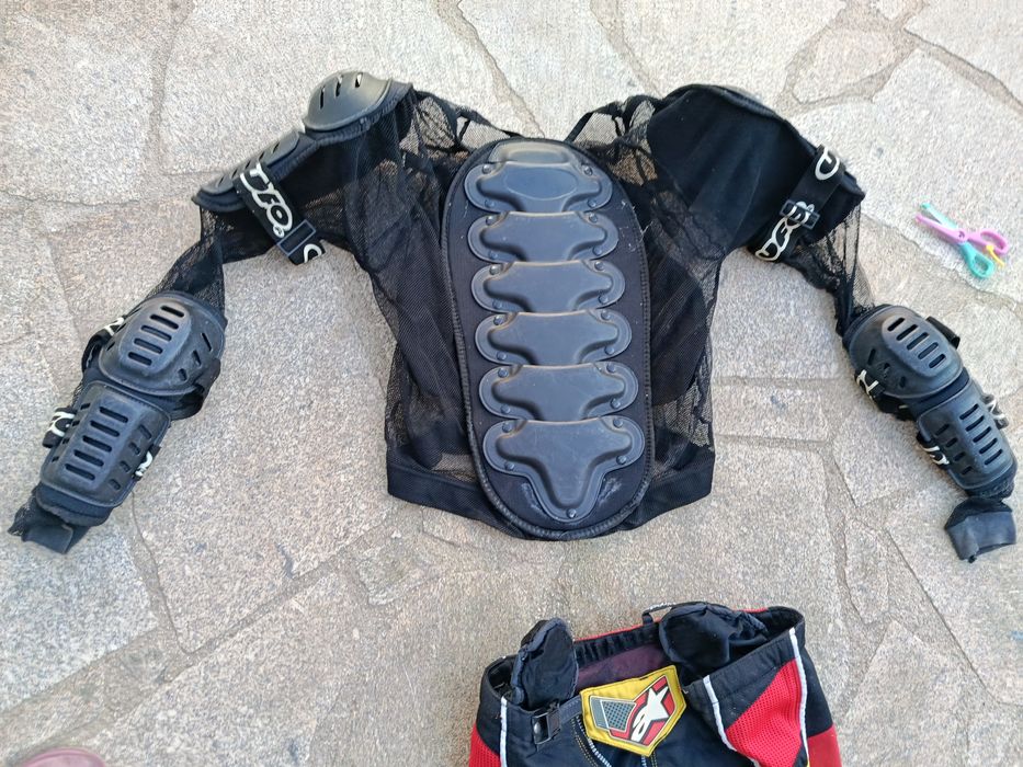 Calças e proteção joelhos enduro/motocross