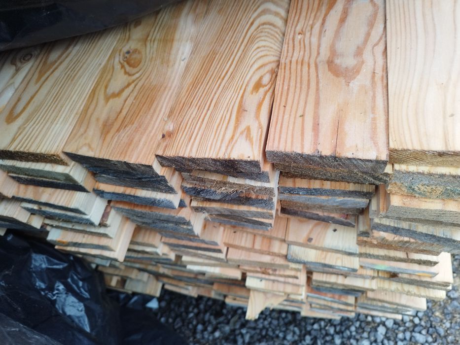 Deska modrzew 2x9x400 strugana gotowa do montażu