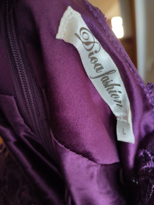 Vestido de cerimónia lilás