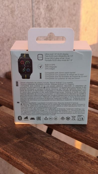 Motorola Moto Watch FIT – Novo e selado!