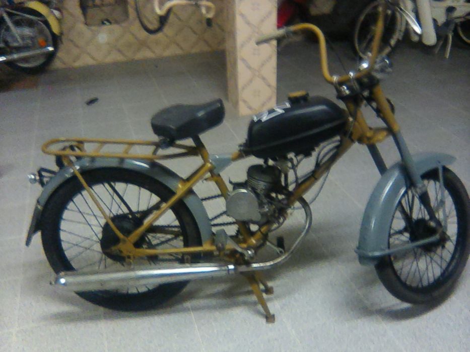 Motocicleta em funcionamento