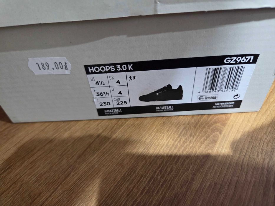 Buty damskie adidas hoops 3.0