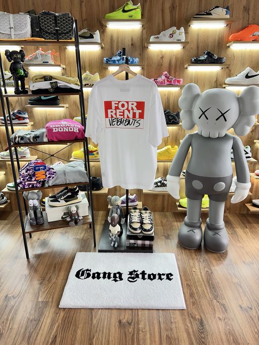 Футболка Vetements For Rent White / Red