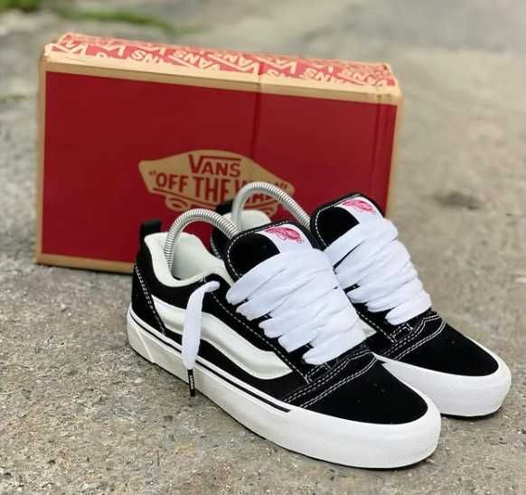 Кеди дутые Vans Knu Old Skool Potato Кеды оверсайз Ванс