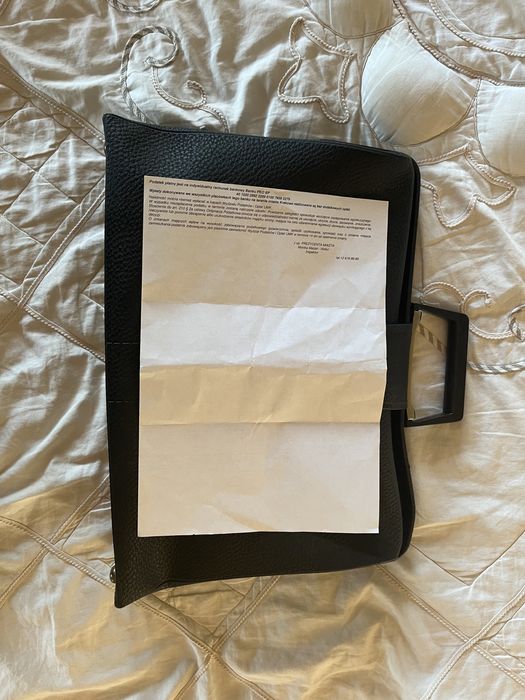 Aktówka vintage mieści A4