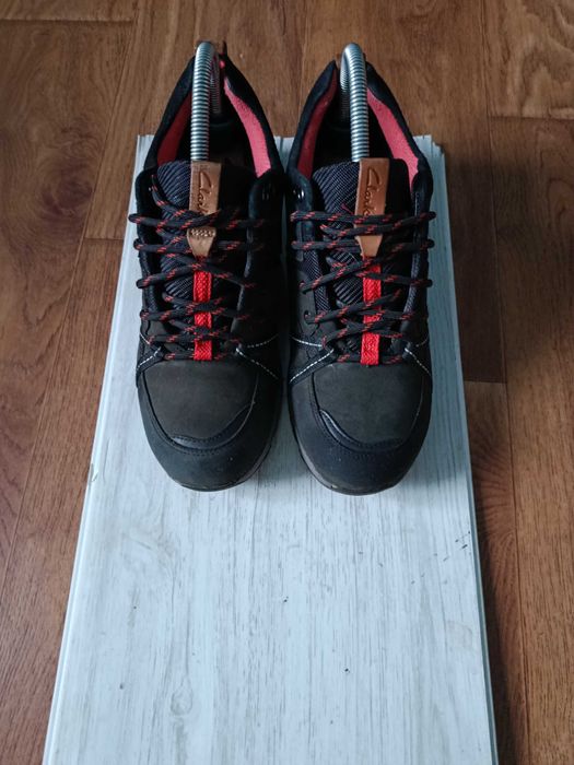 Теплые Водостойкие термо кроссовки Clarks Натур КОЖА