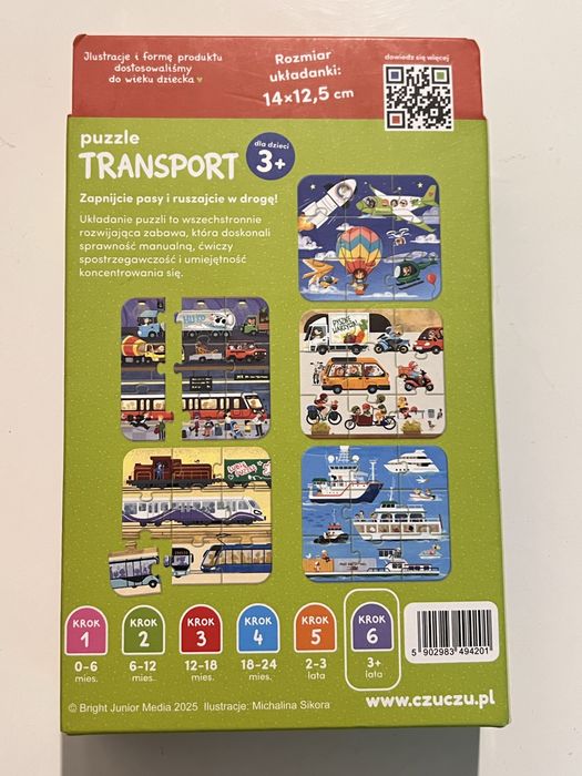 Puzzle CzuCzu 3+ Transport