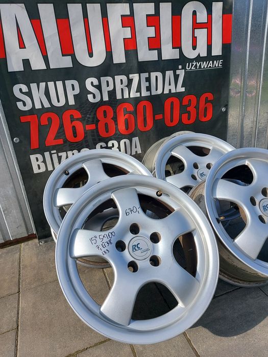 Alufelgi 15" 5x100 VW Polo Golf 4 Bora Ibiza A3 Leon