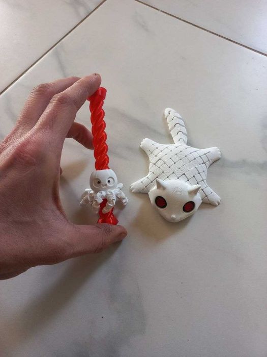 Игрушки  3D движующиеся, Flex 3D печать оптом