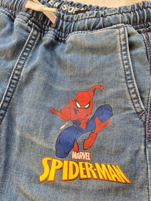 Jeansy chłopięce h&m spiderman
