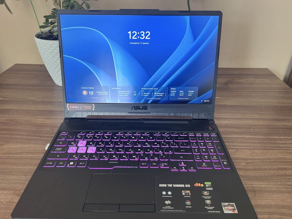 Геймінговий ноутбук ASUS TUF Gaming A15 у відмінному стані