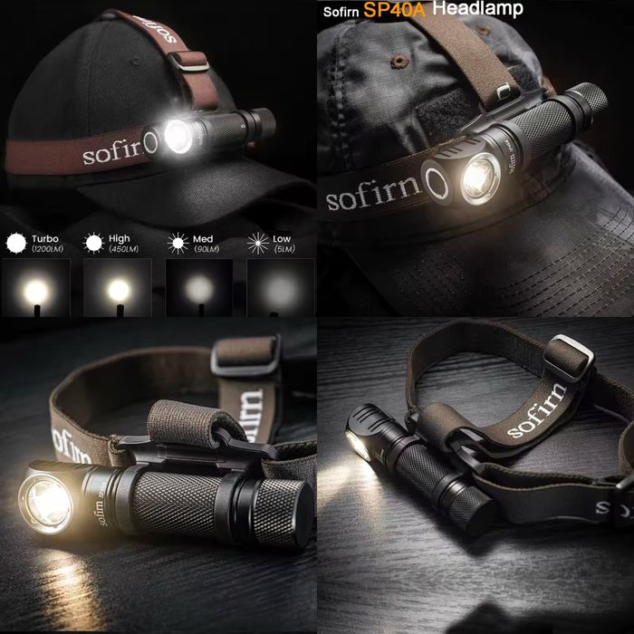 SOFIRN SP40A/TIR/LED Samsung LH351D-1200lm/90CRI/магніт/USB-C-3000ma