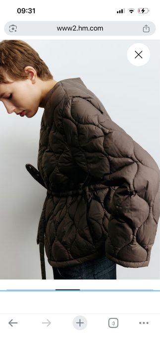 Стьобана куртка h&m