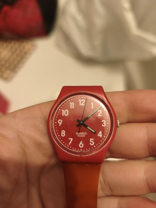 Relógio Swatch Vermelho - water resistent