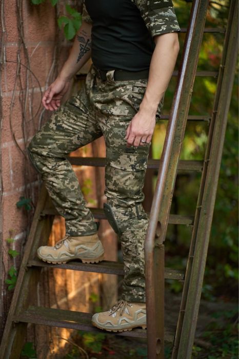 Брюки чоловічі на флісі з наколінниками