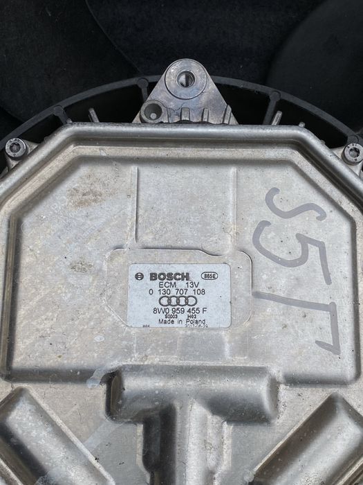 Моторчик охолодження двигуна вентилятор радіатора audi a4 b9 a5 s4 s5