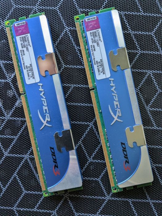 Memórias HyperX DDR3 2x4gb 1333 desktop torre
