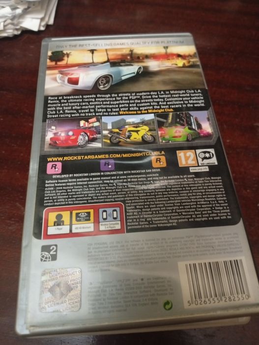 Jogo para PSP Midnight Club- LA Remix