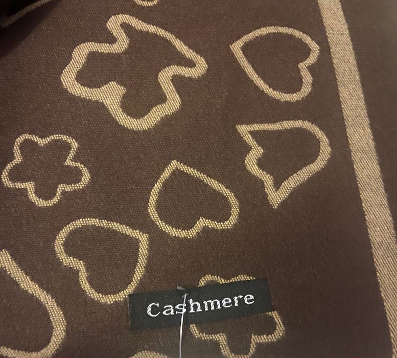 Echarpe quente reversivel preto ou castanho