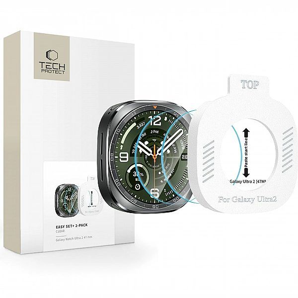 Szkło Hartowane Tech-Protect Easy Set+ 2-Pack Samsung Galaxy Watch Ult