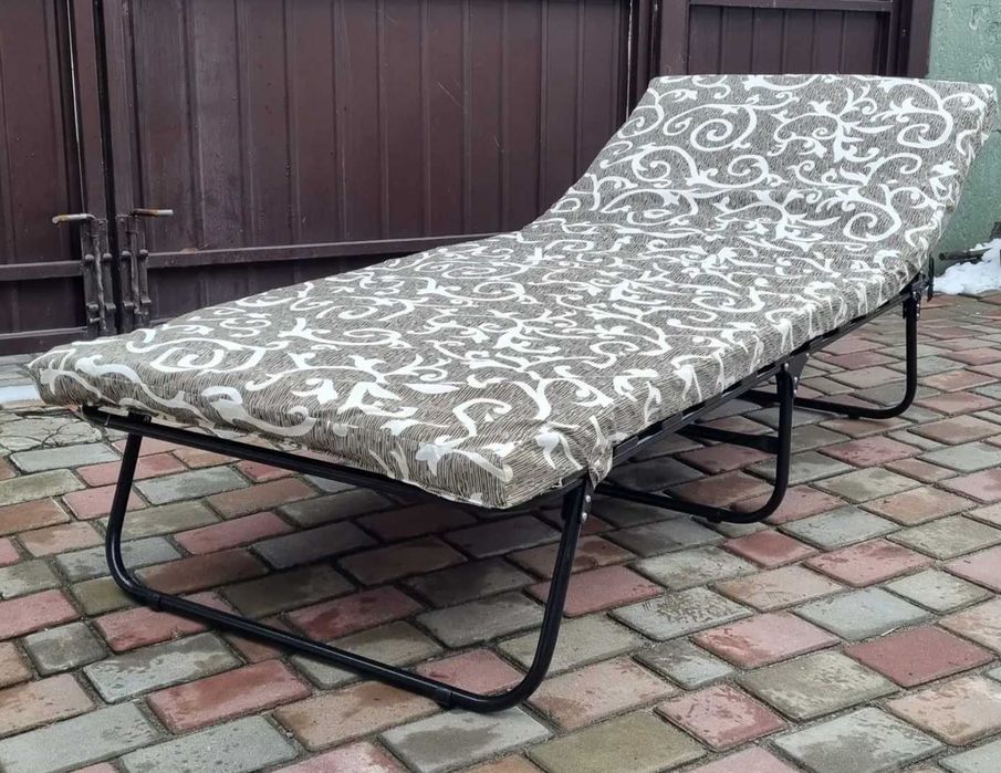 Раскладная кровать с матрасом раскладушка розкладне ліжко розкладачка