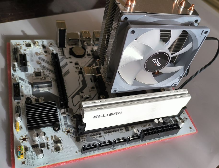 Комплект Ryzen 5 5500,  плата B450m AM4