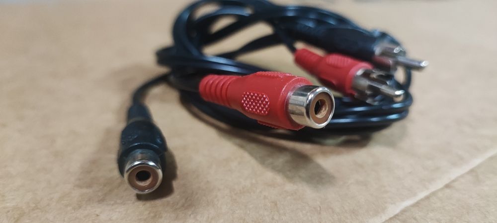 Cabo 2-Rca Macho / 2-Rca Fêmea
