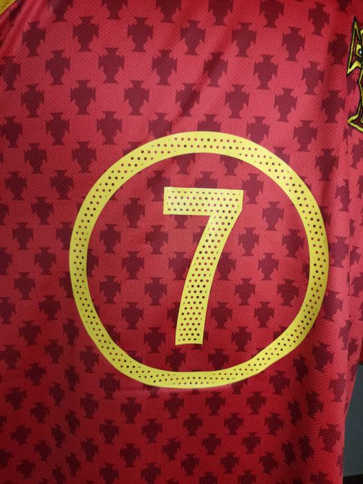 camisola retro Portugal Euro 2004 Figo 7 Tamanho M