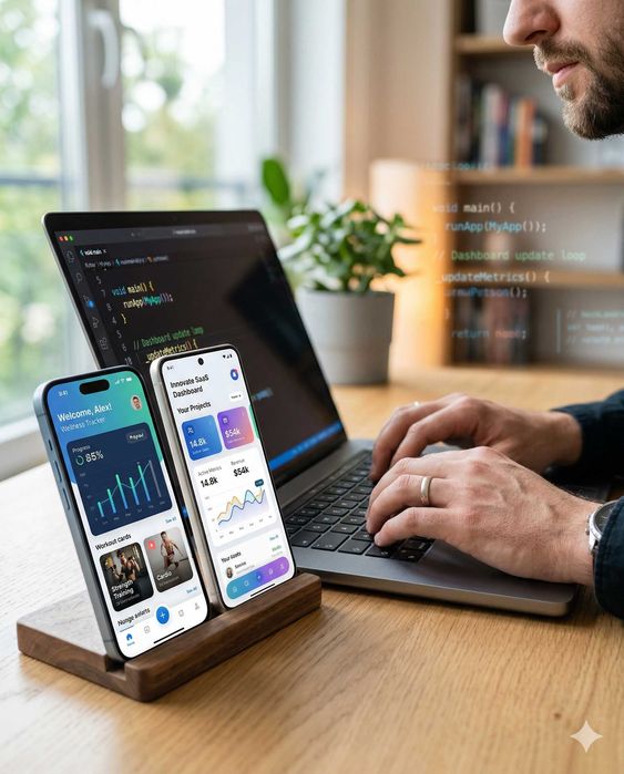 Stworzę aplikację mobilną Flutter / Android lub webową – MVP dla startupu lub firmy