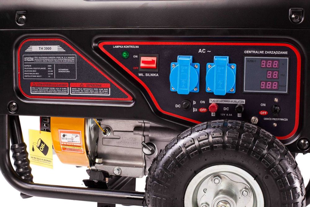 Agregat prądotwórczy jednofazowy generator prądu KRUZER TH3900 FV23%