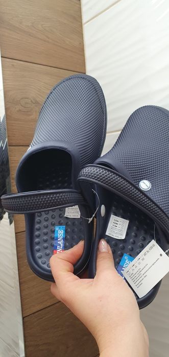 Klapki krokodylki a'la crocs 47 granatowe