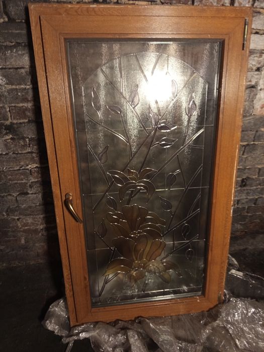 Okno złoty dąb 86x152