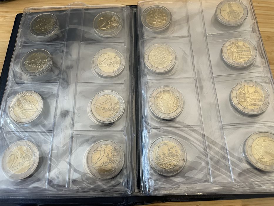 Coleçao Moedas 2 Euros comemorativas - numismática