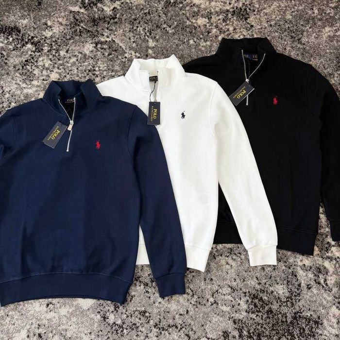‼️NEW‼️БЕЗ ПРЕДОПЛАТ‼️Мужской свитшот полу замок поло polo Ralph Lauren | кофта поло Ральф | мужская кофта 1/3 поло | polo Ralph Lauren | свитшот |