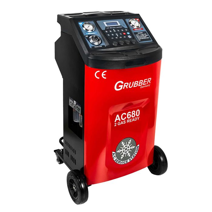 STACJA do obsługi KLIMATYZACJI serwis PÓŁ - AUTOMAT R134A blokada WAGI