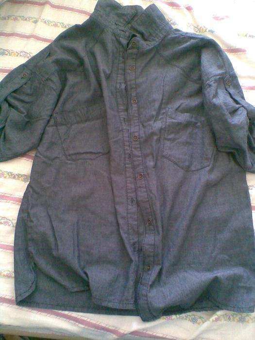 camisas L sra - azul