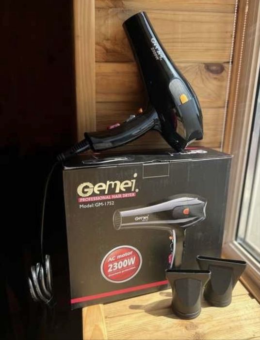 Фен для волосся чорний новий 2300 ВТ