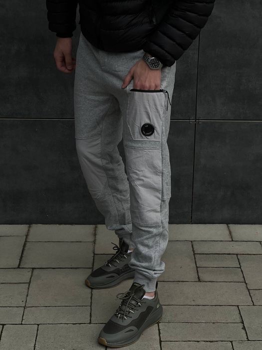 Штани Emporio Armani EA7 фліс та C.P. Company фліс