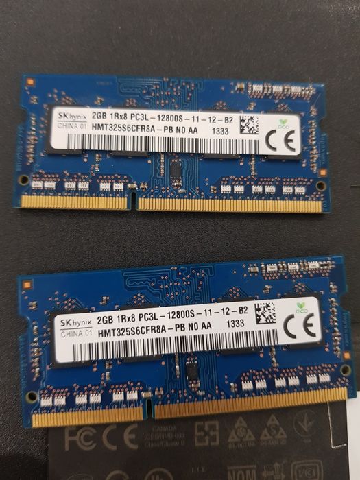 Ddr 3 sodmi по 2 гб