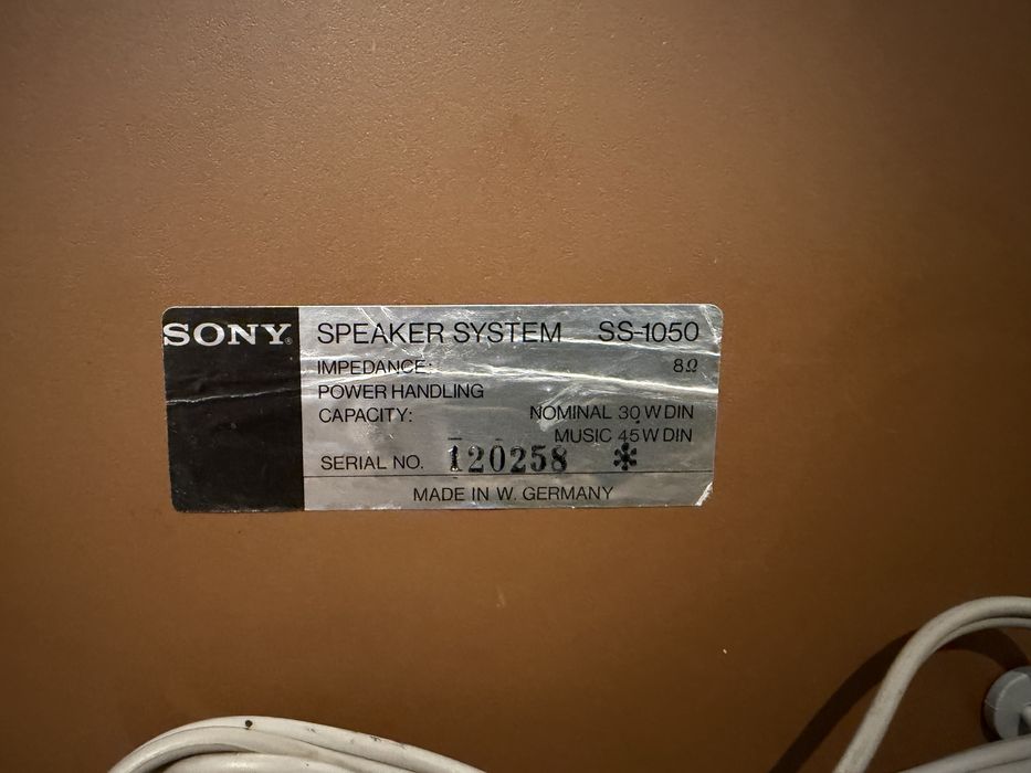 Акустика колонки Sony SS-1050