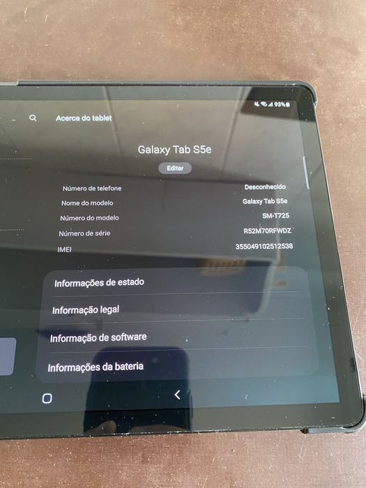 Tablet Samsung Galaxy Tab S5E SM-T725 64GB