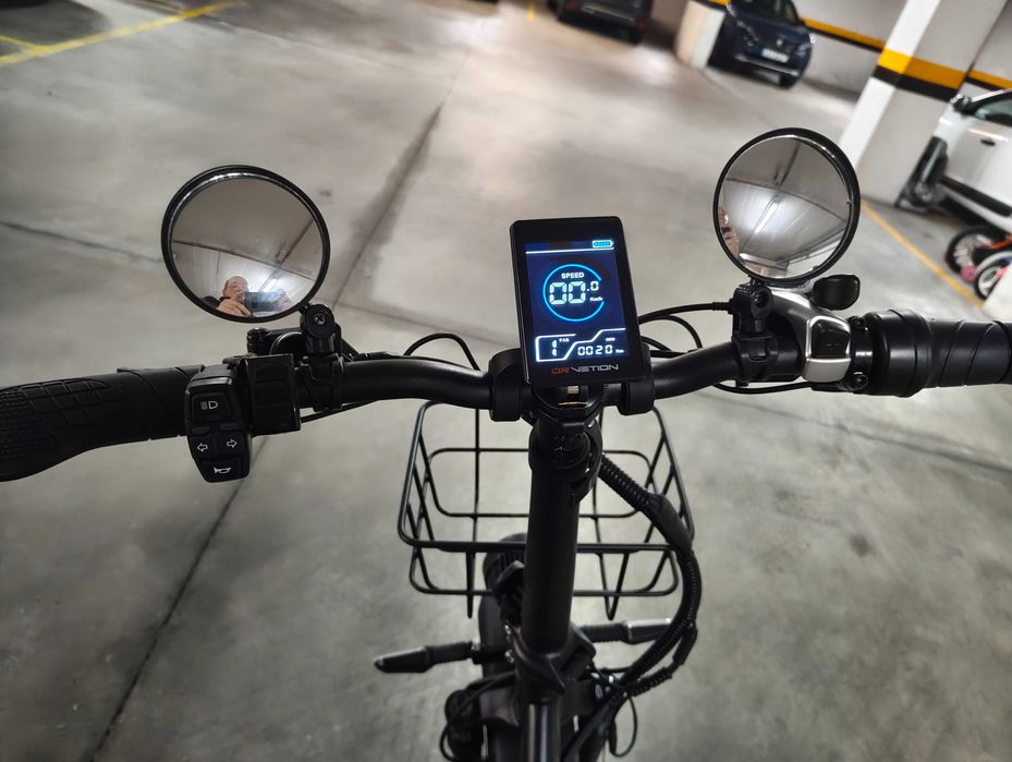 bicicleta elétrica drvetion, 1000w, fat tire, só 20km, com garantia