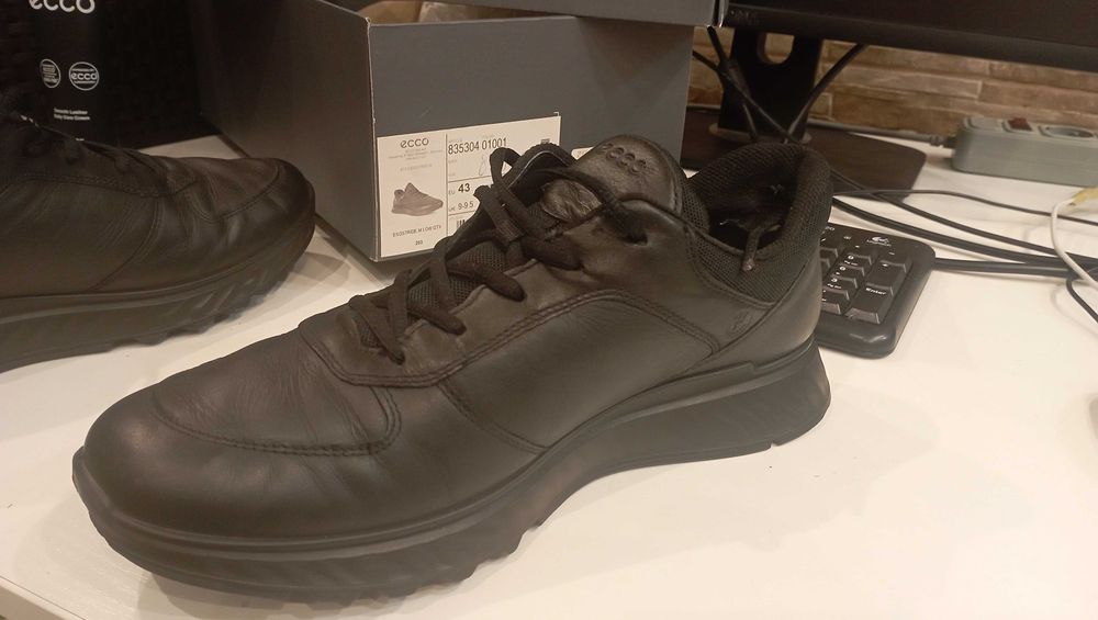 Чоловічі шкіряні кросівки ECCO Exostride Goretex. Оригінал. Р 43.